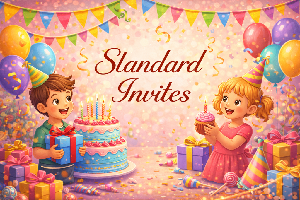 Standard Birthday Invite