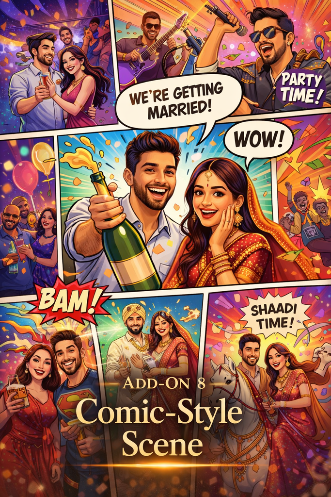 8. Comic-Style Scene