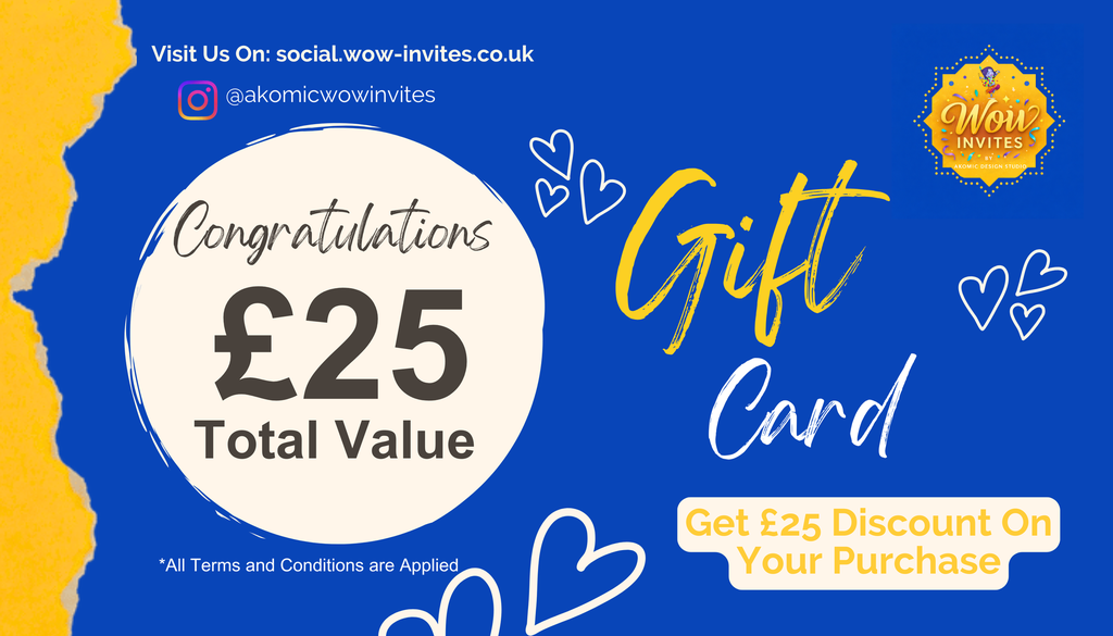 WOW Standard Gift Card