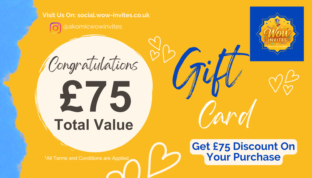 WOW Luxury Gift Card